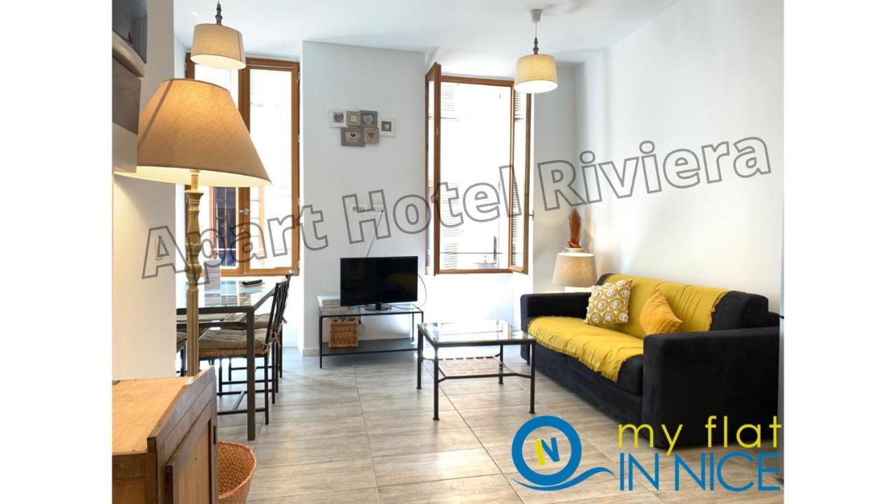 Aparthotel Riviera - Barillerie 12 - Vieille Ville 1Mn Plage - Appartement 2 Pieces Ac Nice Buitenkant foto