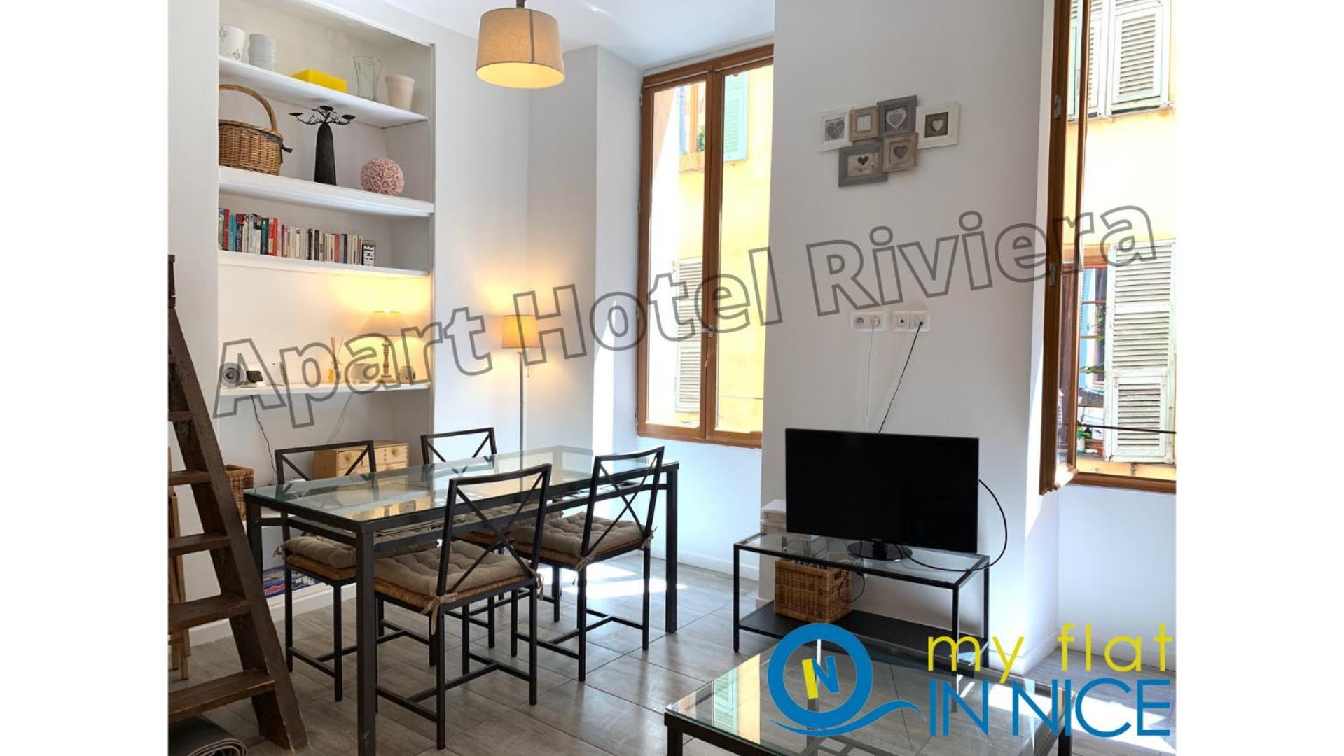 Aparthotel Riviera - Barillerie 12 - Vieille Ville 1Mn Plage - Appartement 2 Pieces Ac Nice Buitenkant foto